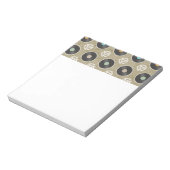 Rijen van het patroon van Verslagen Notitieblok (Linkerzijde)