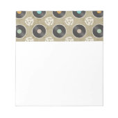 Rijen van het patroon van Verslagen Notitieblok (Voorkant)