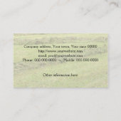 Rijen van kuilvoer visitekaartje (Achterkant)