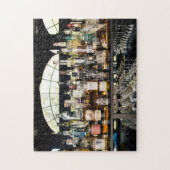 Rijen van liquorflessen in bar legpuzzel (Verticaal)