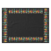 Rijen van moderne kleurrijke voedingskrakers tafelkleed (Voorkant (Horizontaal))