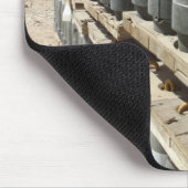 Rijen van munitie worden gestapeld en voorgevuld muismat (Hoek)