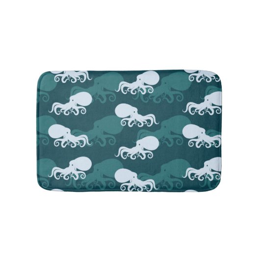 Rijen van octopuspatroon badmat (Voorkant)