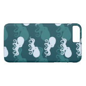 Rijen van octopuspatroon Case-Mate iPhone case (Achterkant (Horizontaal))