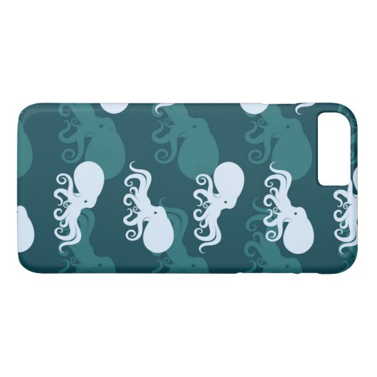 Rijen van octopuspatroon Case-Mate iPhone case (Achterkant (Horizontaal))
