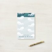 Rijen van octopuspatroon | Jouw namen toevoegen Post-it® Notes (Op bureau)