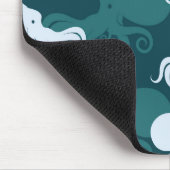 Rijen van octopuspatroon muismat (Hoek)