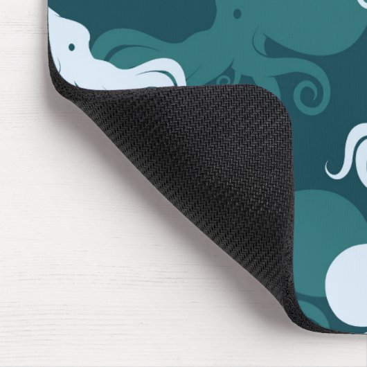 Rijen van octopuspatroon muismat (Hoek)