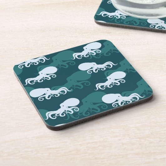 Rijen van octopuspatroon onderzetter (Linkerzijde)