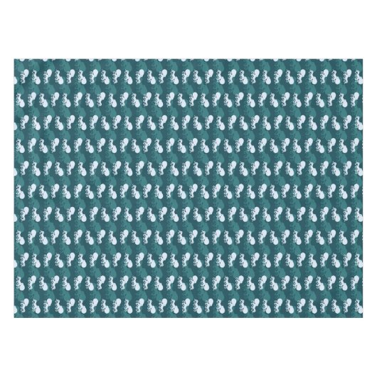 Rijen van octopuspatroon tafelkleed (Voorkant (Horizontaal))