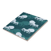 Rijen van octopuspatroon tegeltje (Zijkant)