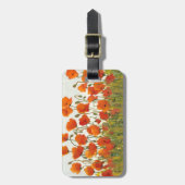 Rijen van papavers I Bagagelabel (Voorkant verticaal)