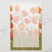Rijen van papavers I Briefpapier (Voorkant)