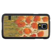 Rijen van papavers I Esdoorn Galaxy S5 Slim Hoesje (Voorkant (horizontaal))