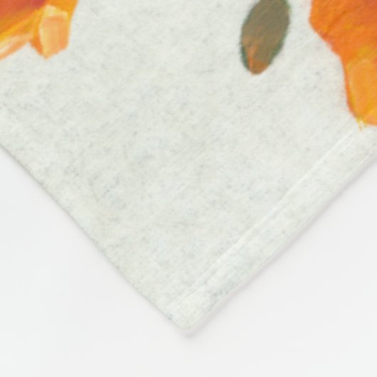 Rijen van papavers I Fleece Deken (Hoek)