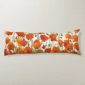 Rijen van papavers I Lichaamskussen (Achterkant)