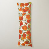 Rijen van papavers I Lichaamskussen (Voorkant Verticaal)