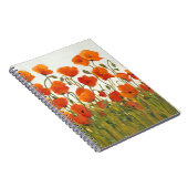 Rijen van papavers I Notitieboek (Rechterzijde)