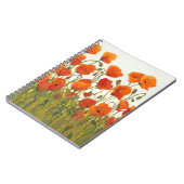 Rijen van papavers I Notitieboek (Linkerzijde)