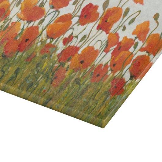 Rijen van papavers I Snijplank (Hoek)