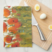 Rijen van papavers I Theedoek (Quarter Fold)