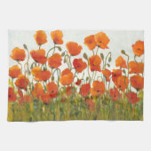 Rijen van papavers I Theedoek (Horizontaal)