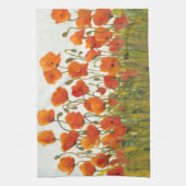 Rijen van papavers I Theedoek (Verticaal)