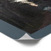 Rijen van Poster met bomen (Hoek)