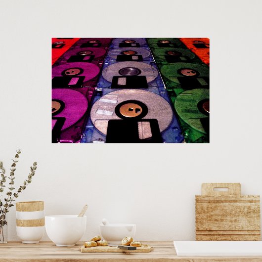 Rijen van tapijten poster (Keuken)