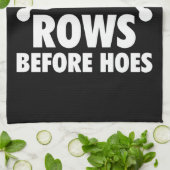 Rijen vóór de Hoes - Funny Rowing Machine Workout Theedoek (Gevouwen)