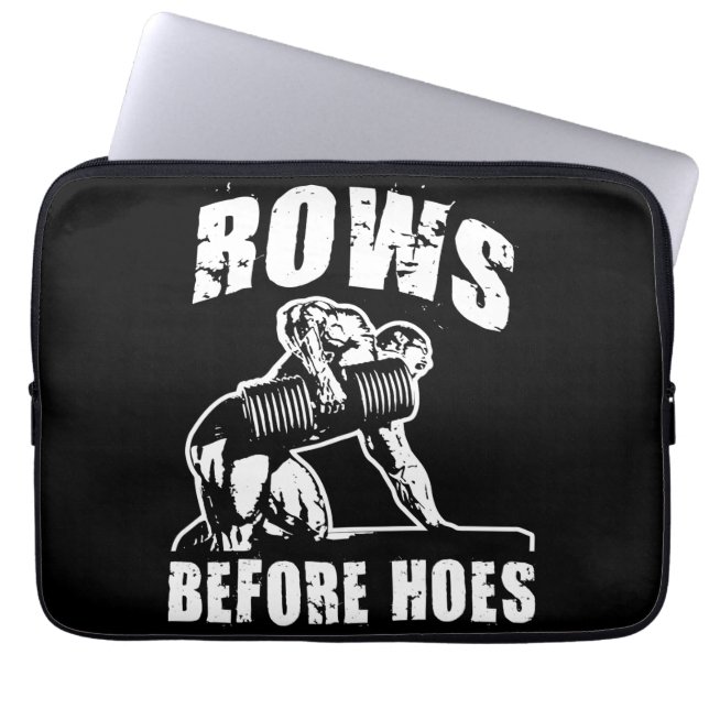Rijen voor Hoes - Grappige dumbbell rij workout (Voorkant)