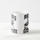 Rijen voor Hoes - Grappige dumbbell rij workout Koffiemok (Center)