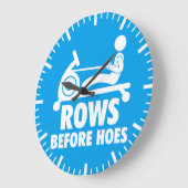 Rijen voor schoffels - Grappige Roeimachine Workou Grote Klok (Hoek)