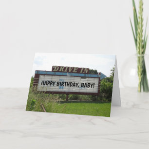 RIJF IN MOVIE BIRTHDAY-KAARTEN KAART