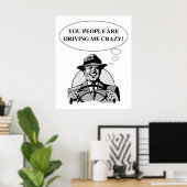 RIJF ME CRAZY POSTER (Thuiskantoor)