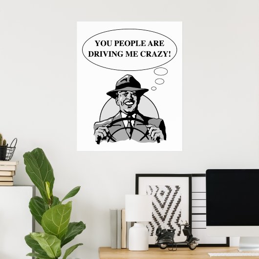 RIJF ME CRAZY POSTER (Thuiskantoor)