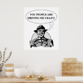 RIJF ME CRAZY POSTER (Keuken)