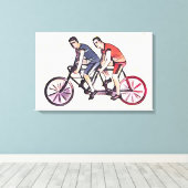 Rijfiets Canvas Afdruk (Insitu (Houten vloer))