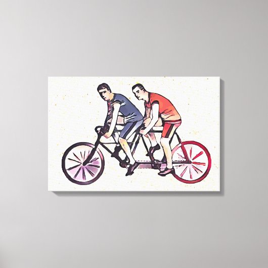 Rijfiets Canvas Afdruk (Voorkant)