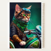 Rijfiets voor benzinemotoren St. Patrick's Day Planner (Achterkant)