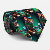 Rijfiets voor benzinemotoren St. Patrick's Day Stropdas (Opgerold)