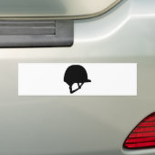 rijhelm bumpersticker (Op auto)