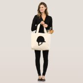 rijhelm grote tote bag (Voorkant (model))