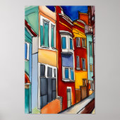 Rijhuizen Abstract unframed Poster (Voorkant)