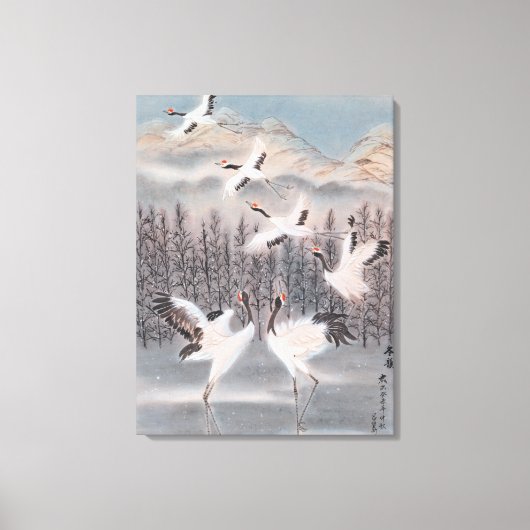 Rijhythm van de winter canvas afdruk (Voorkant)
