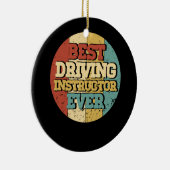 Rijinstructeur Beste rijinstructeur ooit Keramisch Ornament (Rechts)