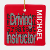 Rijinstructeur EXTRAordinaire CUSTOM Keramisch Ornament (Achterkant)