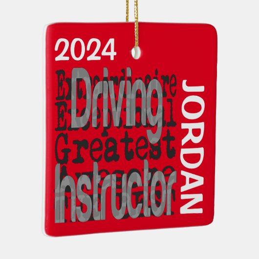 Rijinstructeur EXTRAordinaire CUSTOM Keramisch Ornament (Rechts)