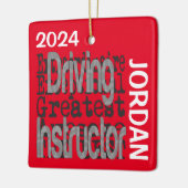 Rijinstructeur EXTRAordinaire CUSTOM Keramisch Ornament (Links)