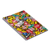 Rijinstructeur Fun Road Sign Collage Notitieboek (Rechterzijde)